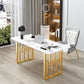Contemporary Dining Table Sintered Stone Dining Table with Double Pedestal for Home Kitchen Dinner Clearhalo ' dining_table' 'Dining Tables & Seating' 'Dining Tables' 'furn' 'furn_dining_table' 'Furniture' 'furniture_dining_table' 'Kitchen & Dining Furniture' 'kitchen&dining_furn' 'kitchen' 'kitchen_dining_table' 1200x1200_ef2334c3-52c9-4b2f-aedf-09251a6bf8cb