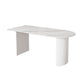 Contemporary Style Furniture Double Pedestal Dinner Table for Home
