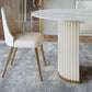 Metal Contemporary Free Form Indoor Table Sintered Stone Table for Dining Room Clearhalo ' dining_table' 'Dining Tables & Seating' 'Dining Tables' 'furn' 'furn_dining_table' 'Furniture' 'furniture_dining_table' 'Kitchen & Dining Furniture' 'kitchen&dining_furn' 'kitchen' 'kitchen_dining_table' 1200x1200_ef25abaa-6933-434e-9318-a64b92530cb8