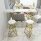 Glam Style Bar Table 42-inch Height Solid Wood Bistro Table for Living Room Clearhalo 'Bar Furniture' 'Bar Tables' 'bar_tables' 'furn' 'furn_bar_tables' 'Furniture' 'furniture_bar_tables' 'Kitchen & Dining Furniture' 1200x1200_ef272688-6591-4aa0-99de-8a42b54eb726