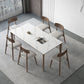 Rectangle Medieval Modern Dining Table Sintered Stone Table with 4 Wood Legs Clearhalo ' dining_table' 'Dining Tables & Seating' 'Dining Tables' 'furn' 'furn_dining_table' 'Furniture' 'furniture_dining_table' 'Kitchen & Dining Furniture' 'kitchen&dining_furn' 'kitchen' 'kitchen_dining_table' 1200x1200_ef276012-7b3e-424f-91a2-d91a79d79f2e