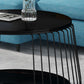 Glam Slate Geometric Coffee Table 17.7" H 1 Single Cocktail Table with Storage Clearhalo 'Coffee & Accent Tables' 'Coffee Tables' 'coffee_tables' 'furn' 'furn_coffee_tables' 'Furniture' 'Living Room Furniture' 1200x1200_ef27a7b5-e8e5-466d-927b-4e6f1bb72242