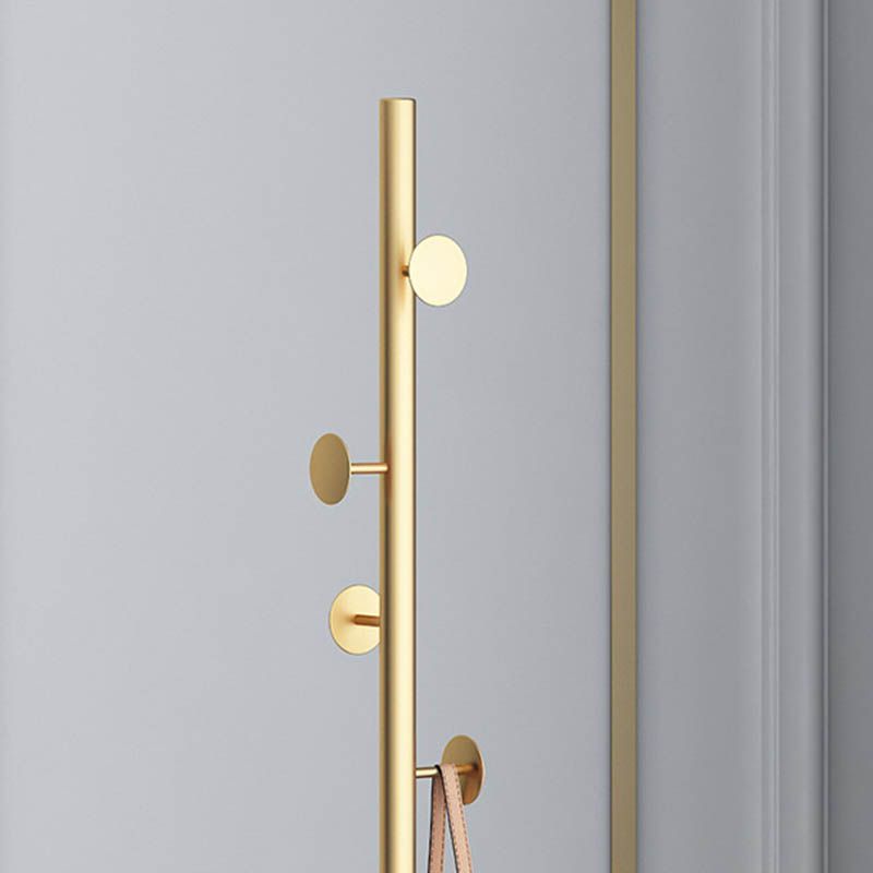 Prachtige Hall Tree vrijstaand metalen kaprek met jashaken