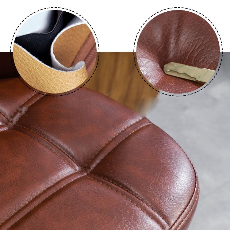 Modern Armless Backrest Counter Stool Wood Cashier Bar Stool with Cushion and Pedal Clearhalo 'Bar Furniture' 'Bar Stools' 'bar_stools' 'furn' 'furn_bar_stools' 'furniture_bar_stools' 'Kitchen & Dining Furniture' 'kitchen&dining_furn' 'kitchen' 'kitchen_furn' Furniture' 1200x1200_ef30cfe1-13ce-4992-a4f9-fa2e5de366b6
