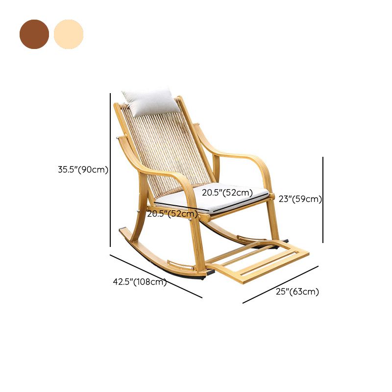 Vintage Style Wood Simple Rocking Chair Lounge Leisure Lazy Chair for Balcony Clearhalo 'Chairs & Seating' 'furn' 'furn_rocking_chairs' 'Furniture' 'Living Room Furniture' 'Rocking Chairs' 'rocking_chairs' 1200x1200_ef3169ff-1f77-4c14-a8db-4349835a8b2e