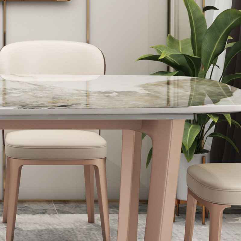 Sintered Stone Table for Restaurant Modern Rectangle Dining Table with Trestle Base Clearhalo ' dining_table' 'Dining Tables & Seating' 'Dining Tables' 'furn' 'furn_dining_table' 'Furniture' 'furniture_dining_table' 'Kitchen & Dining Furniture' 'kitchen&dining_furn' 'kitchen' 'kitchen_dining_table' 1200x1200_ef3285f7-4aa0-4875-8f5e-fbc684179ca8