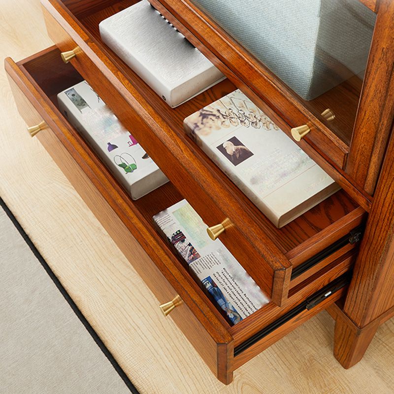 Cassa di rettangolo minimalismo moderno moderno cassa di accento di legno