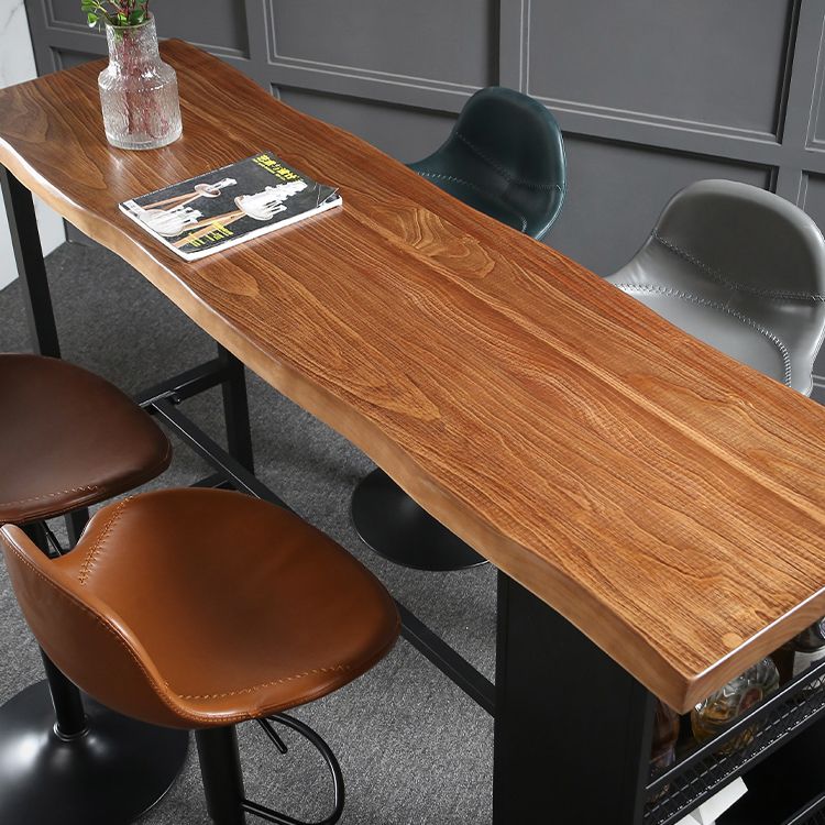 Taburete de contra-altura ajustable interior con taburete giratorio de cuero de cuero