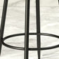 Industrial Armless Backrest Counter Stool Iron Cafe Bar Stool with Cushion and Pedal Clearhalo 'Bar Furniture' 'Bar Stools' 'bar_stools' 'furn' 'furn_bar_stools' 'Furniture' 'furniture_bar_stools' 'Kitchen & Dining Furniture' 1200x1200_ef344230-b826-4978-a5f6-6e10135c0ba4