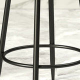 Industrial Armless Backrest Counter Stool Iron Cafe Bar Stool with Cushion and Pedal Clearhalo 'Bar Furniture' 'Bar Stools' 'bar_stools' 'furn' 'furn_bar_stools' 'Furniture' 'furniture_bar_stools' 'Kitchen & Dining Furniture' 1200x1200_ef344230-b826-4978-a5f6-6e10135c0ba4