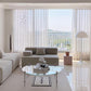 Contemporary Round Coffee Table with Glass Top and Steel Legs in Clear Clearhalo 'Coffee & Accent Tables' 'Coffee Tables' 'coffee_tables' 'furn' 'furn_coffee_tables' 'Furniture' 'Living Room Furniture' 1200x1200_ef35e50c-ca46-48b4-8596-8ac127a484e0