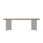 Modern Wood Table in Brown for Restaurant Rectangle Table with Acrylic Base Clearhalo 'Dining Tables & Seating' 'Dining Tables' 'dining_table' 'furn' 'furn_dining_table' 'Furniture' 'furniture_dining_table' 'Kitchen & Dining Furniture' 1200x1200_ef367d22-3f0e-4f12-b103-e7c3c80bcb89