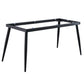 Modern Style Home Sintered Stone Dining Table 4 Legs Rectangular Table in White Clearhalo ' dining_table' 'Dining Tables & Seating' 'Dining Tables' 'furn' 'furn_dining_table' 'Furniture' 'furniture_dining_table' 'Kitchen & Dining Furniture' 'kitchen&dining_furn' 'kitchen' 'kitchen_dining_table' 1200x1200_ef377f71-161e-4386-a2f3-ef8cecae7d46