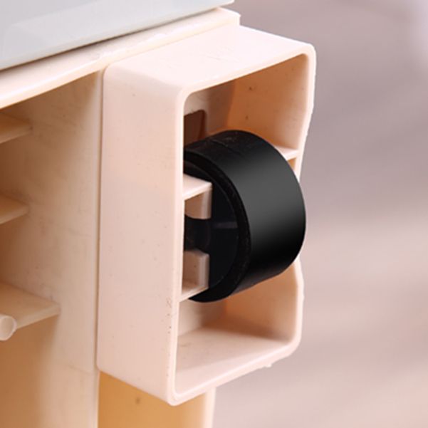 Lingerie Chest eigentijdse verticale plastic kist met laden voor slaapkamer