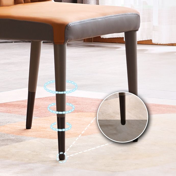 Scandinavian Style Oak Wood Chair Kitchen Dining Solid Back Side Chairs Clearhalo ' kitchen&dining_furn' 'Dining Chairs' 'Dining Tables & Seating' 'dining_chair' 'furn' 'furn_dining_chair' 'Furniture' 'furniture_dining_chair' 'Kitchen & Dining Furniture' 'kitchen' 1200x1200_ef3a4fb5-f068-4b44-8632-e1b38045a400