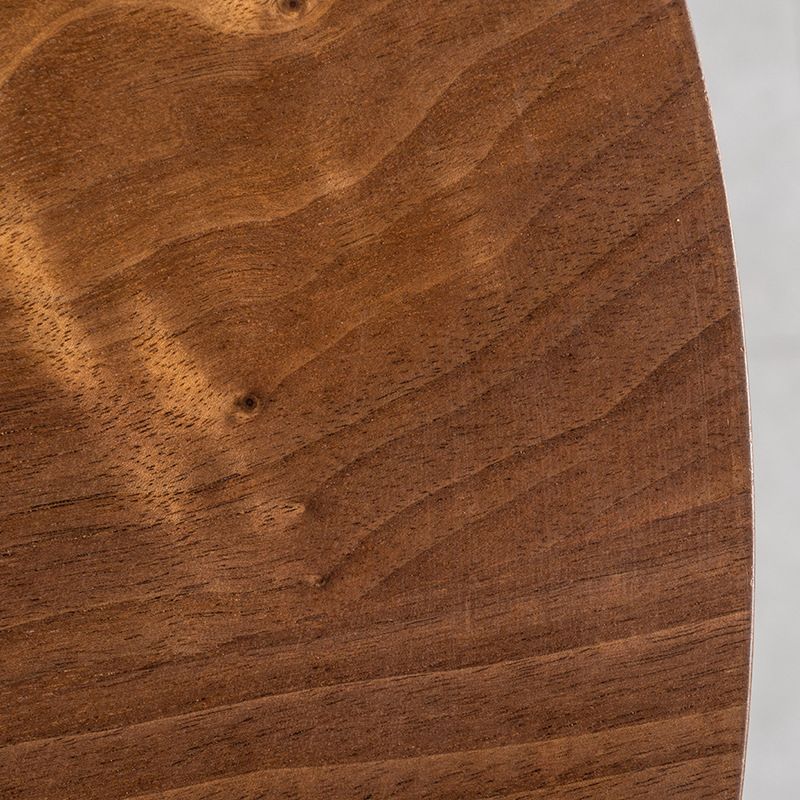 23,6 "tavolo da piedistallo alto in ferro di ferro tavola in legno massiccio