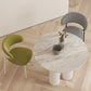Mesa de comedor de piedra redonda moderna 1/3 piezas de comedor para comedor
