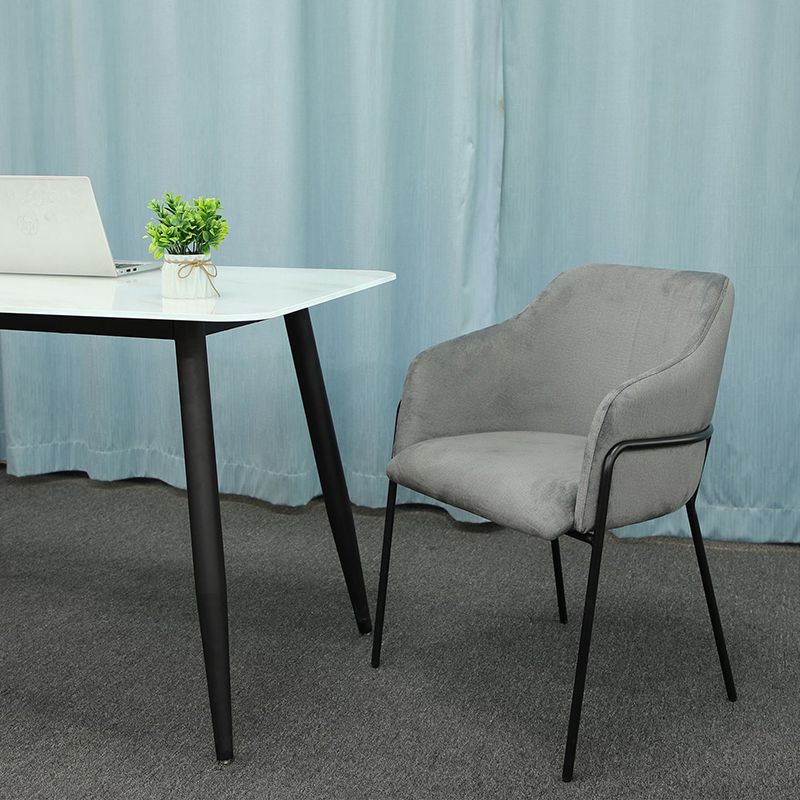 Metal Legs Parsons Chair Contemporary Style Indoor-Outdoor Chair