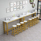 Contemporary Bar Dining Table Rectangle Bar Table with Trestle Base Clearhalo 'Bar Furniture' 'Bar Tables' 'bar_tables' 'furn' 'furn_bar_tables' 'Furniture' 'furniture_bar_tables' 'Kitchen & Dining Furniture' 1200x1200_ef40a84e-6c69-46c8-b936-6fe389bcba3d