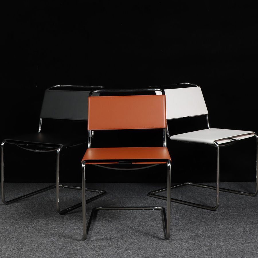 Armless Faux Leder Task Stuhl Modern Home Office Stuhl Keine Räder