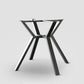 Square Shape Industrial Dining Table Black Fixed Table with Sintered Stone Clearhalo ' dining_table' 'Dining Tables & Seating' 'Dining Tables' 'furn' 'furn_dining_table' 'Furniture' 'furniture_dining_table' 'Kitchen & Dining Furniture' 'kitchen&dining_furn' 'kitchen' 'kitchen_dining_table' 1200x1200_ef45b11d-0d81-4e43-b316-5c99ef28eb59