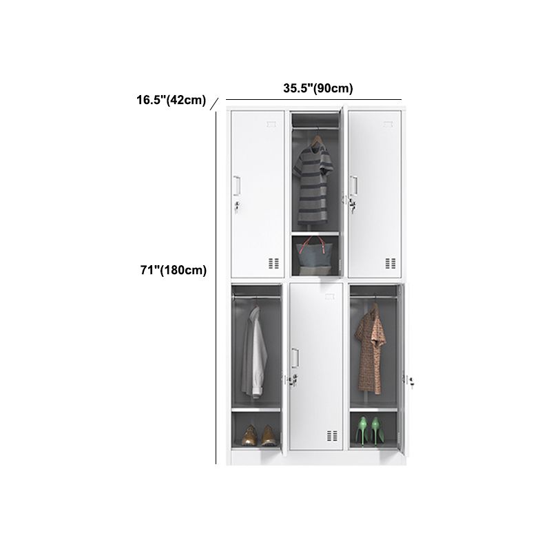 Metalen witte opbergkast eigentijdse kast voor badkamer