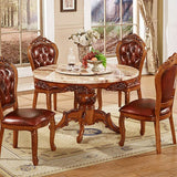 51.18'' Vitoria Round Shape Table Kitchen Dining Table with Pedestal Base Clearhalo ' dining_table' 'Dining Tables & Seating' 'Dining Tables' 'furn' 'furn_dining_table' 'Furniture' 'furniture_dining_table' 'Kitchen & Dining Furniture' 'kitchen&dining_furn' 'kitchen' 'kitchen_dining_table' 1200x1200_ef48600e-2b1e-4a19-b5b8-5359859c6066