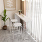 Modern White Bistro Bar Table Rectangle Solid Wood Bar Table for Home Clearhalo 'Bar Furniture' 'Bar Tables' 'bar_tables' 'furn' 'furn_bar_tables' 'Furniture' 'Kitchen & Dining Furniture' 1200x1200_ef4a6866-077a-4bca-ac70-ccbc8913e0d0