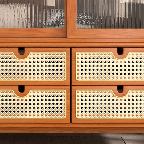 Armadio a legno massiccio contemporaneo 2 porte scorrevoli scivolate con il cassetto