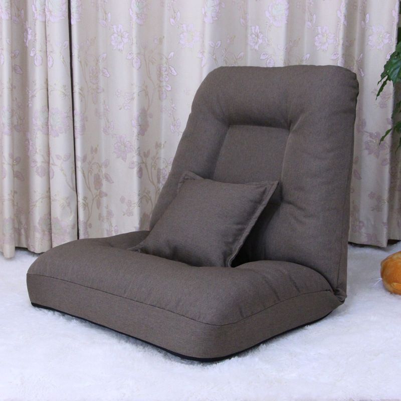Fabric Convertible Chair 25.5" L x 25.5" W x 25.5" H Armless Chair for Living Room Clearhalo 'Accent Chairs' 'accent_chairs' 'Chairs & Seating' 'furn' 'furn_accent_chairs' 'Furniture' 'Living Room Furniture' 1200x1200_ef4aea27-6589-40b8-b3ee-e709ffbae76a