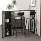 Modern Style Bistro Bar Table Sintered Stone Bar Table with Storage Clearhalo 'Bar Furniture' 'Bar Tables' 'bar_tables' 'furn' 'furn_bar_tables' 'Furniture' 'Kitchen & Dining Furniture' 1200x1200_ef4b7d00-7978-4bed-acba-011eec060825