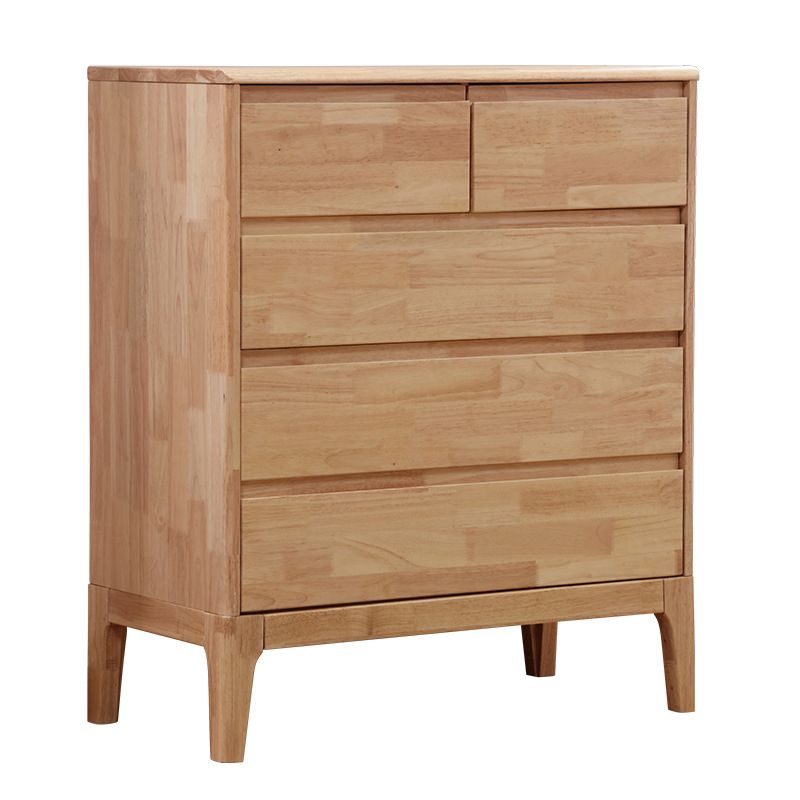 Contemporary Chest Squared Legs Solid Wood Grooves with Drawer Accent Chest Clearhalo 'Cabinets & Chests' 'cabinets_chests' 'furn' 'furn_cabinets_chests' 'Furniture' 'Living Room Furniture' 1200x1200_ef4ba1a8-c9b6-44ec-8fe9-8c3d73f8614d