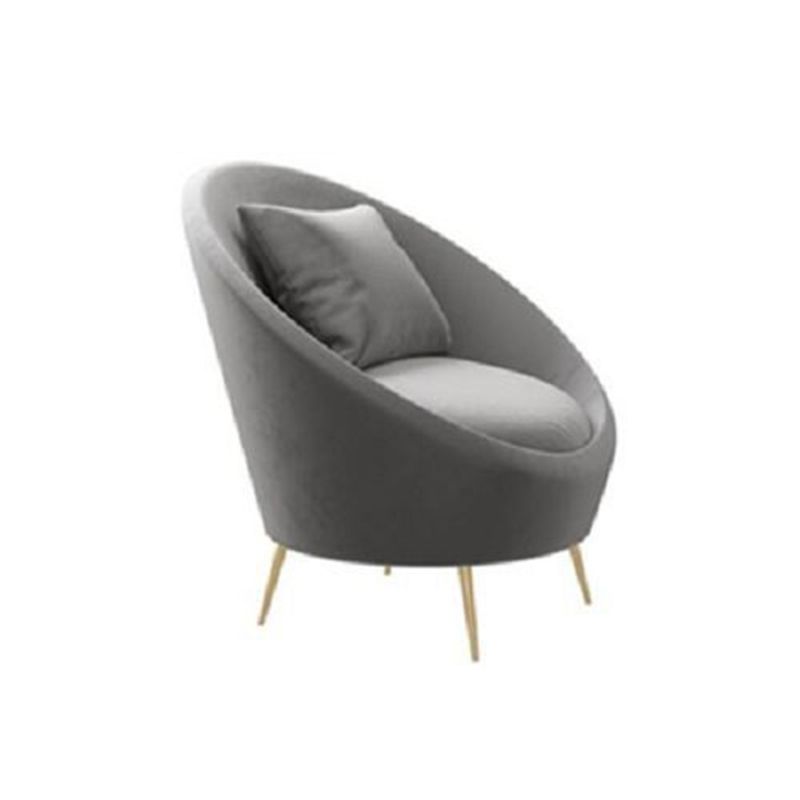 Schuine arm gebogen bank, wollen eigentijdse 38.19 "w sofa voor appartement