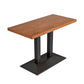 Metal Industrial Dining Table Pine Wood Top Table with Pedestal Base Clearhalo 'Dining Tables & Seating' 'Dining Tables' 'dining_table' 'furn' 'furn_dining_table' 'Furniture' 'Kitchen & Dining Furniture' 1200x1200_ef51d83b-2886-4ee0-a673-22383bb9b35a