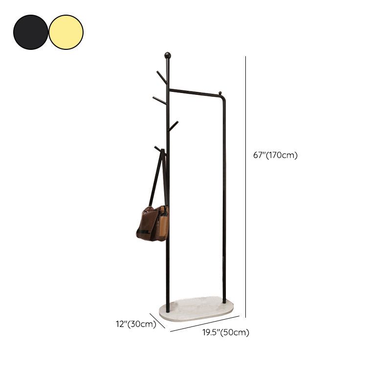 Wunderschöner Metallbezug -Rack Multi -Kleider -Haken Kleiderbügel mit Lagerung