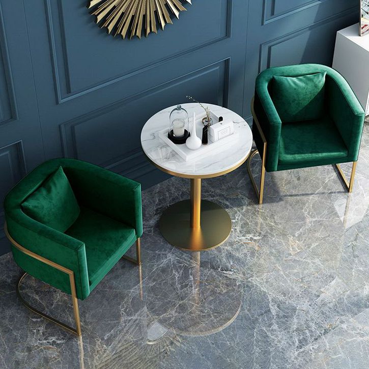 Contemporary Style Upholstered Armless Dining Chairs Solid Back Chairs for Home Clearhalo ' kitchen&dining_furn' 'Dining Chairs' 'Dining Tables & Seating' 'dining_chair' 'furn' 'furn_dining_chair' 'Furniture' 'furniture_dining_chair' 'Kitchen & Dining Furniture' 'kitchen' 1200x1200_ef52cc2b-9a29-43b7-9961-d06ac839b804