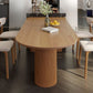 Irregular Shape Dining Table Wooden Island Table with 3 Legs for Restaurant Clearhalo ' dining_table' 'Dining Tables & Seating' 'Dining Tables' 'furn' 'furn_dining_table' 'Furniture' 'furniture_dining_table' 'Kitchen & Dining Furniture' 'kitchen&dining_furn' 'kitchen' 'kitchen_dining_table' 1200x1200_ef535d2f-5547-4187-b8ca-1388ff30bbf8