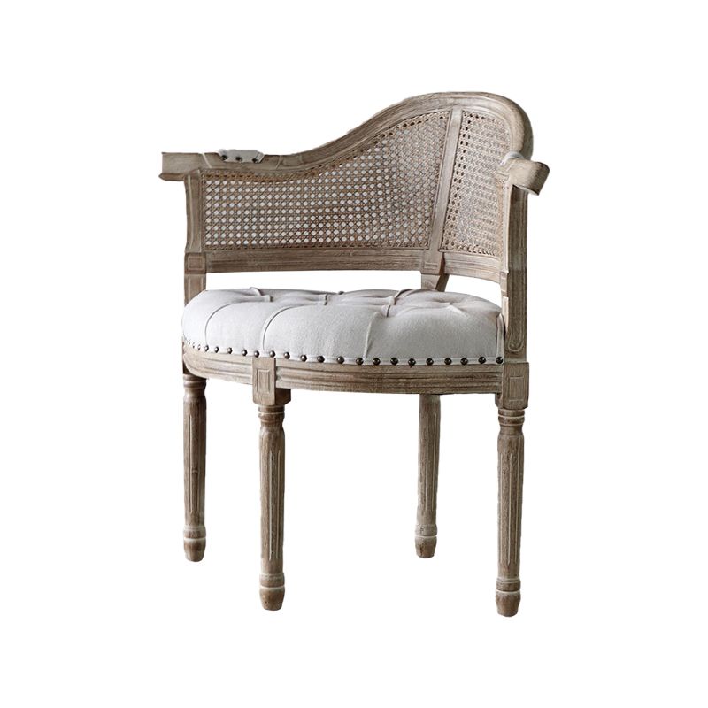 Solid Wood Country Style Dining Room Chairs Matte Finish Open Back Dining Arm Chairs Clearhalo ' kitchen&dining_furn' 'Dining Chairs' 'Dining Tables & Seating' 'dining_chair' 'furn' 'furn_dining_chair' 'Furniture' 'furniture_dining_chair' 'Kitchen & Dining Furniture' 'kitchen' 1200x1200_ef57410a-0383-494f-bf98-59d01b13648a