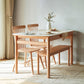 Solid Wood Frame Dining Table Rectangle Dinette Table for Home Clearhalo 'Dining Tables & Seating' 'Dining Tables' 'dining_table' 'furn' 'furn_dining_table' 'Furniture' 'Kitchen & Dining Furniture' 1200x1200_ef581277-70f9-4dc4-89f4-064c04bb7ded