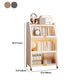 Contemporary Steel Shelf Bookcase with Doors Standard Bookshelf