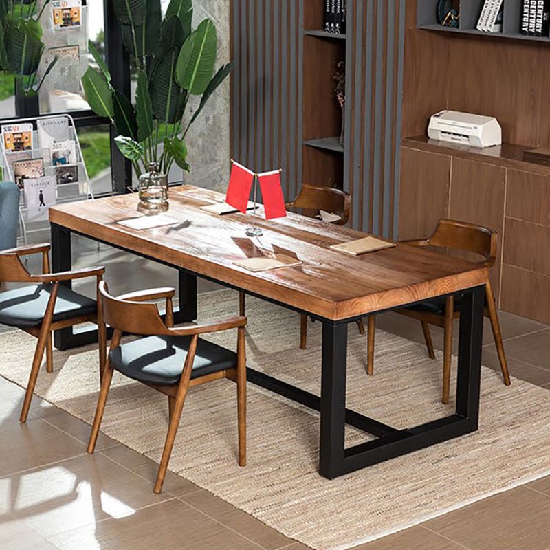 29.53 "H Desk Office Wood Wood Contemporáne de escritura de estilo contemporáneo para la oficina en casa