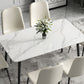 Modern 1/2/5/7 Pieces Dining Set Rectangle Sintered Stone Dining Table Set Clearhalo 'Dining Room Sets' 'Dining Tables & Seating' 'dining_room_set' 'furn' 'furn_dining_room_set' 'Furniture' 'furniture_dining_room_set' 'Kitchen & Dining Furniture' 'kitchen&dining_furn' 'kitchen' 1200x1200_ef5a2e04-335e-4f2c-9e05-f4de9ebbc384