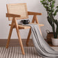 Modern Wood Dining Room Chair Arm Rattan Dining Chairs for Restaurant Use Clearhalo ' kitchen&dining_furn' 'Dining Chairs' 'Dining Tables & Seating' 'dining_chair' 'furn' 'furn_dining_chair' 'Furniture' 'furniture_dining_chair' 'Kitchen & Dining Furniture' 'kitchen' 1200x1200_ef5af01f-0542-46dd-97b2-694e65f100af