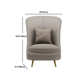 Sloped Arm Curved Sofa with Tight Back Contemporary Sofa for Apartment Clearhalo 'furn' 'furn_sofas' 'Furniture' 'Living Room Furniture' 'Sofa' 'sofas' 1200x1200_ef5db948-56ff-4f05-83aa-081685f2ca34