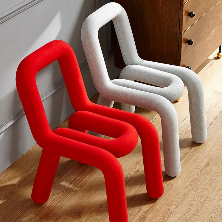 Designer Style Velvet Home Side Chair Open Matte Finish Dining Chair Clearhalo ' kitchen&dining_furn' 'Dining Chairs' 'Dining Tables & Seating' 'dining_chair' 'furn' 'furn_dining_chair' 'Furniture' 'furniture_dining_chair' 'Kitchen & Dining Furniture' 'kitchen' 1200x1200_ef5f8a90-4561-417a-9a02-428d1061ecb4