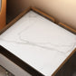 Modern Stone Top Top Open Open Storage Open Tavolo da 18 pollici H 1-Drawer Night With Gambe