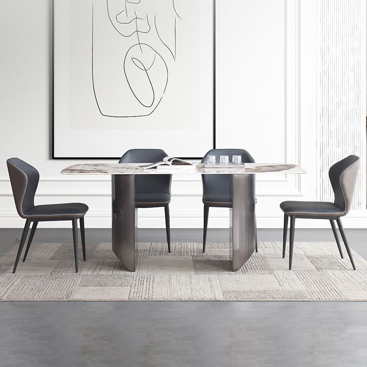 1/4/5/7 Pieces Dining Chairs Set Sintered Stone Rectangle Dining Room Set Clearhalo 'Dining Room Sets' 'Dining Tables & Seating' 'dining_room_set' 'furn' 'furn_dining_room_set' 'Furniture' 'furniture_dining_room_set' 'Kitchen & Dining Furniture' 1200x1200_ef6882b2-bf1d-46c3-a1f6-feda3873ba91