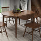 Extendable Round Dining Table Modern Adjustable Square Wooden Table with 4 Legs Clearhalo ' dining_table' 'Dining Tables & Seating' 'Dining Tables' 'furn' 'furn_dining_table' 'Furniture' 'furniture_dining_table' 'Kitchen & Dining Furniture' 'kitchen&dining_furn' 'kitchen' 'kitchen_dining_table' 1200x1200_ef6c865e-899e-41bf-a663-41cb4f24eb79