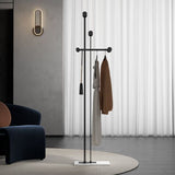 Moderno marmo free standing splendido rastrello in metallo per soggiorno