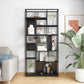 Metal Rectangle Open Bookcase Scandinavian Home Office Etagere Bookcase